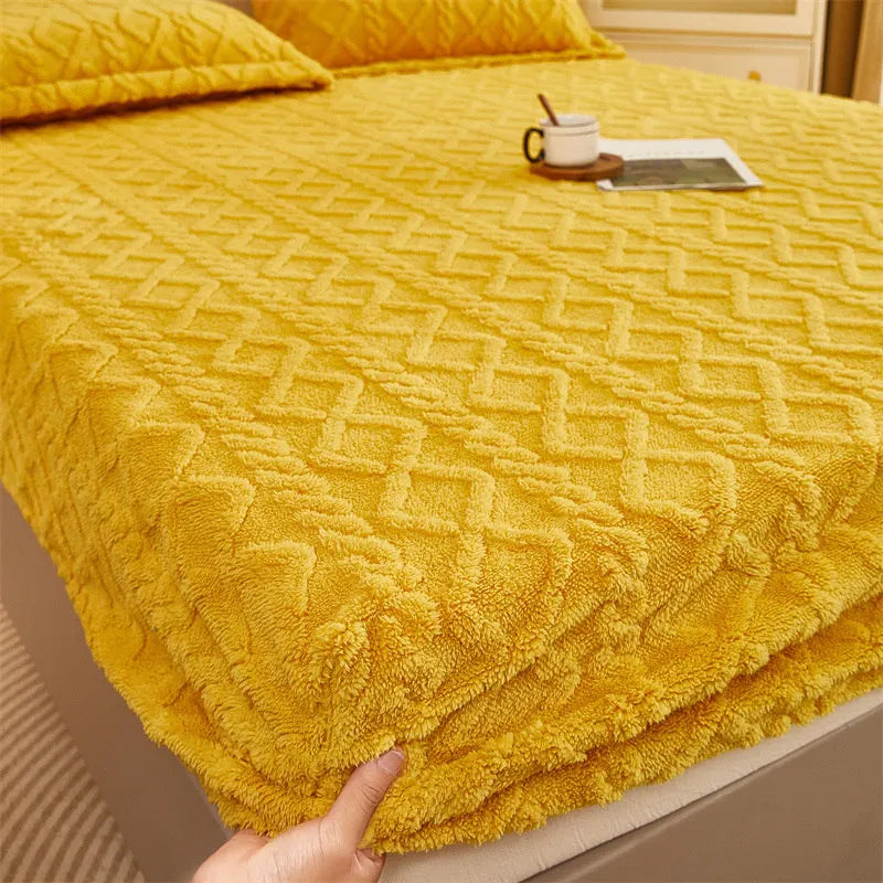 Bed Cover Sheet | Warm Velvet Fleece Bed Sheet | BuyReBuy