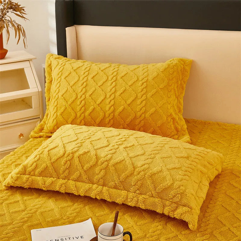 Bed Cover Sheet | Warm Velvet Fleece Bed Sheet | BuyReBuy