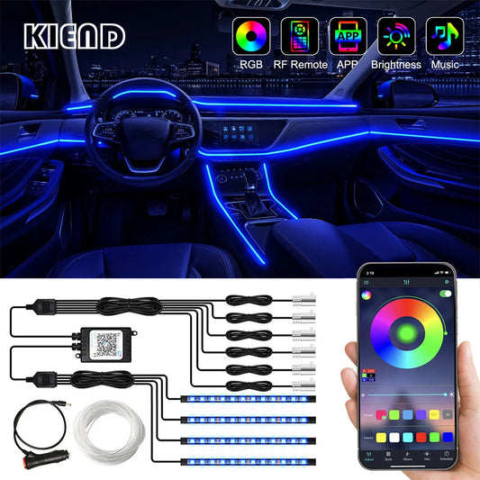 Car LED Strip Lights | Neon Car LED Interior Ambient Lights | BuyReBuy