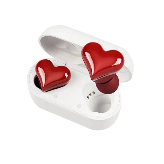 Earbuds Wireless Bluetooth | Heart-Shaped Earphones | BuyReBuy